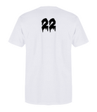 White Custom Drip T-Shirt