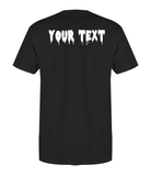 White Custom Drip T-Shirt