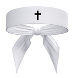 Black Cross Tie Headband