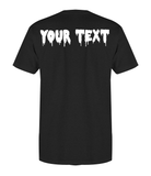 Black Custom Drip T-Shirt