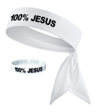 White Headband + Glow Wristband